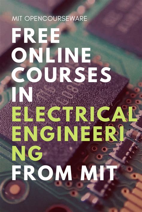 edx electronics|free mit electrical engineering courses.